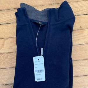 Men's Brooks Brothers Navy 1/4 Zip Pullover